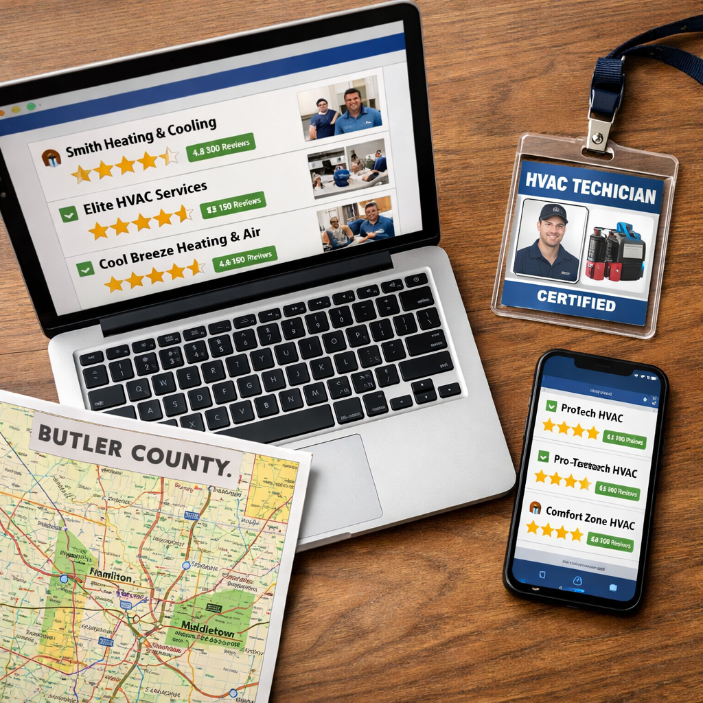Best Sites for Verified Butler County HVAC Contractor Reviews, Ratings