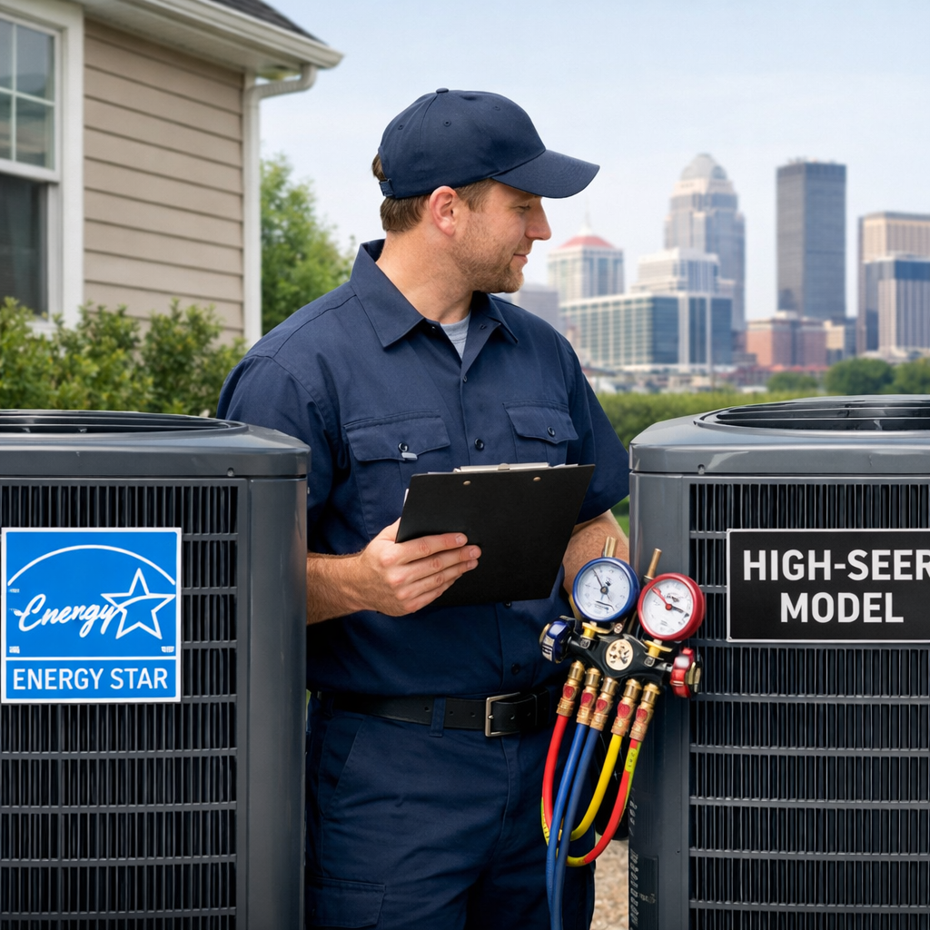 Compare Louisville HVAC Pros Installing ENERGY STAR and High-SEER Systems