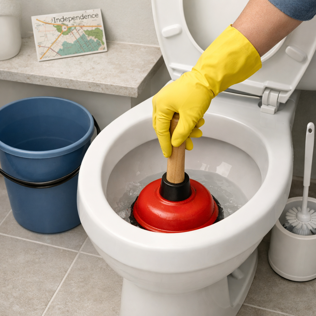 How to Unclog a Toilet in Independence: Steps That Work