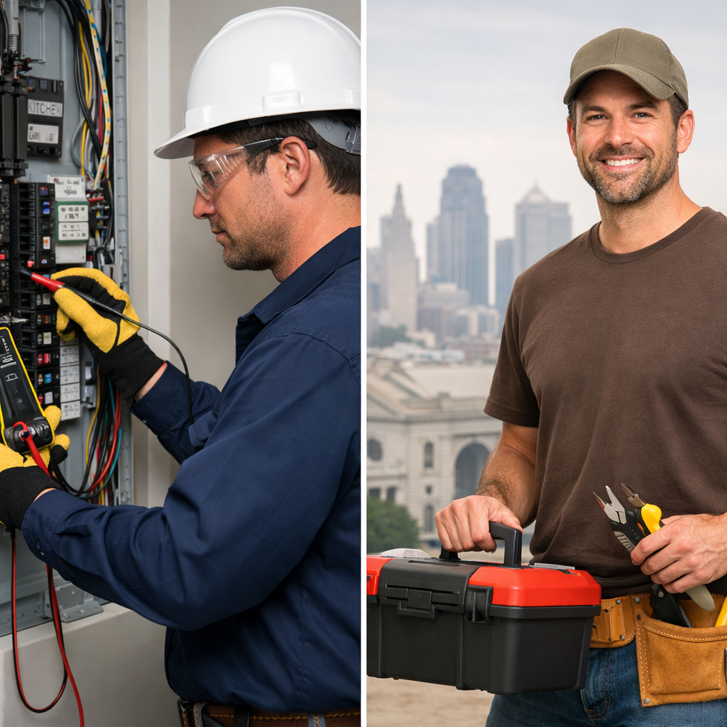 Kansas City Licensed Electrician vs. Handyman: What Homeowners Should Know