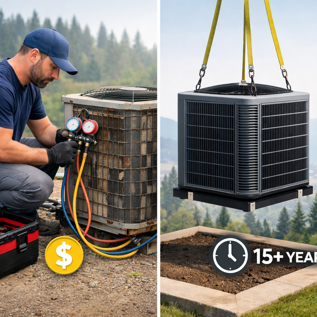 Top-Rated Roseburg HVAC Repair vs. Replacement: Costs and Lifespan